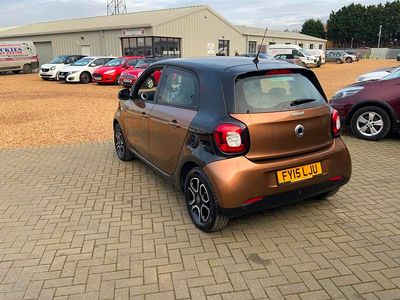Used Smart ForFour Premium 71 HP (52 kW) 2015 Brown Hatchback