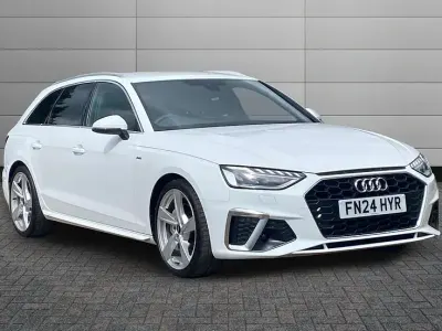 Used Audi A4 S-Line 204 HP (150 kW) 2024 White Estate