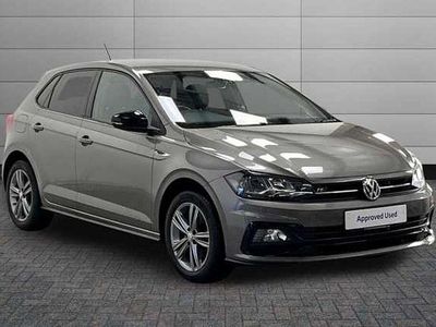 Used VW Polo R-line 115 HP (84 kW) 2019 Limestone grey Hatchback