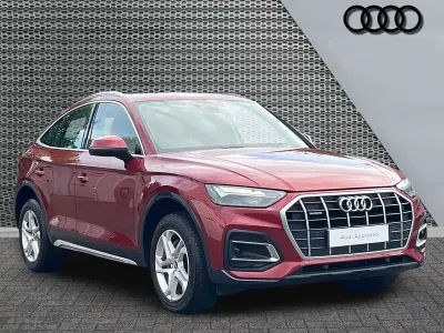 Used Audi Q5 Sport 204 HP (150 kW) 2021 Red SUV