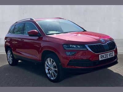Used Skoda Karoq SE L 150 HP (110 kW) 2020 Red SUV