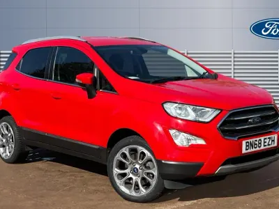 Używany Ford Ecosport Titanium 125 KM (91 kW) 2018 Czerwony SUV