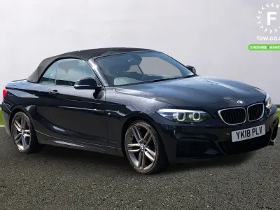 Used BMW 218 M Sport 2018 Black Cabriolet