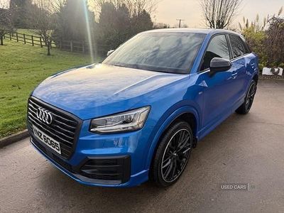 Begagnad Audi Q2 Black Edition 116 HK (85 kW) 2019 Blå SUV