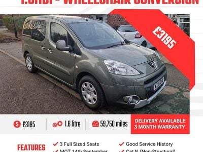 Grey Used 2010 Peugeot Partner Tepee S MPV | £3,195