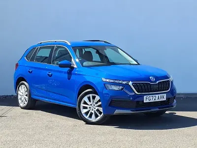 Used Skoda Kamiq SE 110 HP (80 kW) 2022 Blue SUV