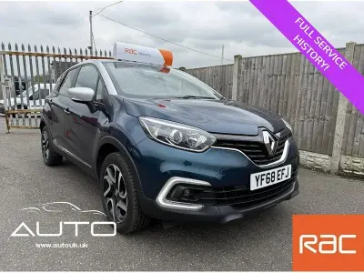 Used Renault Captur Iconic 90 HP (66 kW) 2018 Blue/silver SUV
