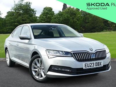 Used Skoda Superb SE 160 HP (117 kW) 2023 Silver Hatchback