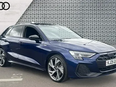 Used Audi A3 Black Edition 150 HP (110 kW) 2025 Blue