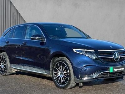 Used Mercedes EQC400 AMG line 300 kW (408 HP) 2023 Cavansite blue metallic SUV