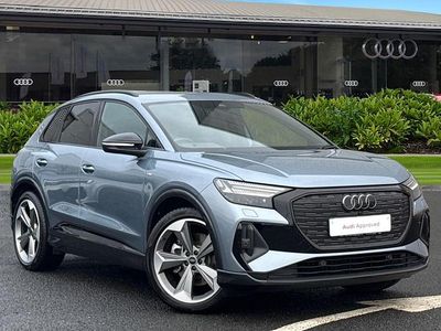 Blue Used 2024 Audi Q4 e-tron Black Edition SUV | £35,110 (Fair price)