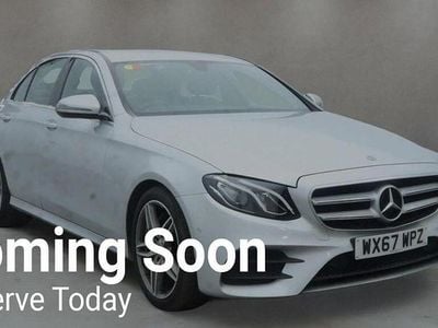 Begagnad Mercedes E220 AMG line 194 HK (142 kW) 2017 Silver Sedan