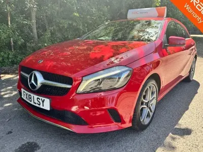 Used Mercedes A180 Sport Edition 122 HP (89 kW) 2018 Red Hatchback