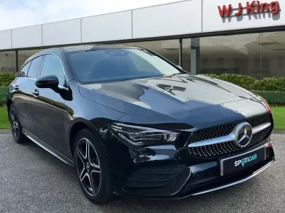 Used Mercedes CLA250e AMG Line Premium Plus 214 HP (157 kW) 2020 Black Sedan