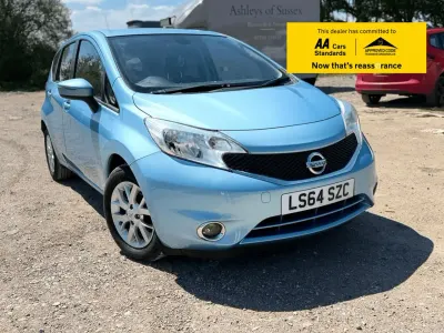 Used Nissan Note Acenta Premium 90 HP (66 kW) 2014 Blue Hatchback