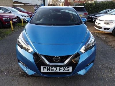 Used Nissan Micra Acenta 71 HP (52 kW) 2017 Blue Hatchback