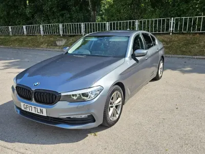 Used BMW 520 Sport Line 190 HP (139 kW) 2017 Blue Sedan