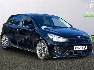Begagnad Kia Rio GT-Line 120 HK (88 kW) 2019 Svart Halvkombi