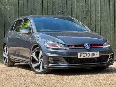 Used VW Golf VII GTI 241 HP (177 kW) 2020 Blue Hatchback