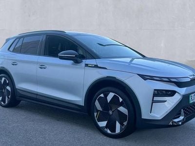 Brilliant silver metallic black magic pearl effect New 2026 Skoda Elroq vRS SUV | £38,490 (Super price)