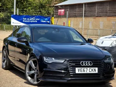 Used Audi A7 Sportback Black Edition 272 HP (200 kW) 2017 Black Hatchback