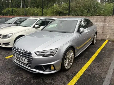 Used Audi A4 S-Line 150 HP (110 kW) 2019 Silver Sedan