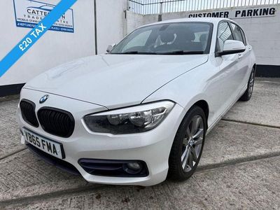 Used BMW 116 Sport Line 2015 White Hatchback