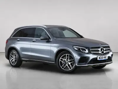 Used Mercedes GLC220 AMG line 170 HP (125 kW) 2018 Grey SUV