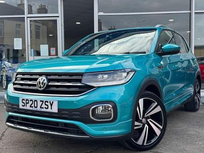 Turquoise Used 2020 VW T-Cross R-line SUV | £15,000 (Good price)