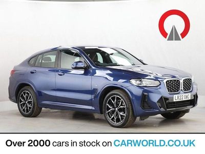 Blue Used 2022 BMW X4 M Sport SUV | £33,909