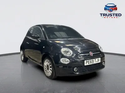 Used Fiat 500 Lounge 69 HP (50 kW) 2019 Black Hatchback