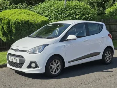 Used Hyundai i10 Premium 87 HP (63 kW) 2016 White Hatchback