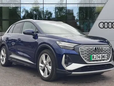 Used Audi Q4 e-tron S-Line 210 kW (286 HP) 2024 Blue SUV