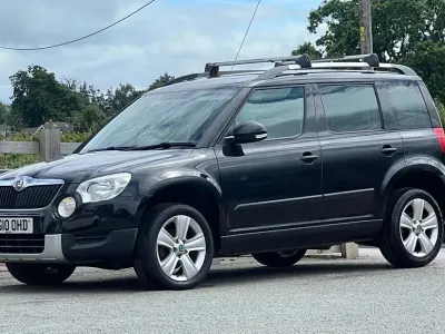 Used Skoda Yeti SE 105 HP (77 kW) 2010 Black SUV