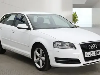 Used Audi A3 102 HP (75 kW) 2010 White Hatchback