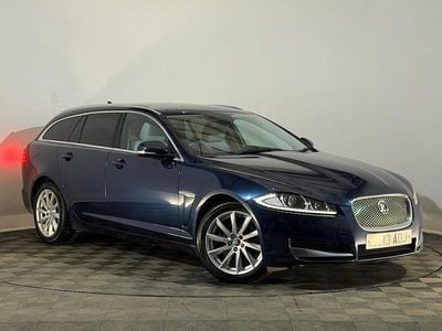 Used Jaguar XF Luxury 240 HP (176 kW) 2013 Blue Estate