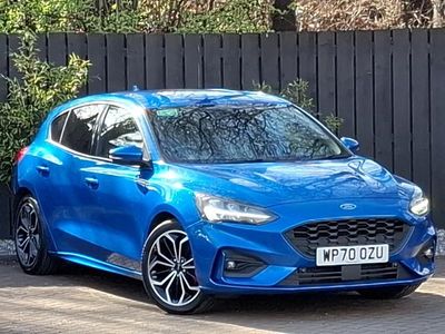 Used Ford Focus ST-Line X 120 HP (88 kW) 2020 Blue Coupe
