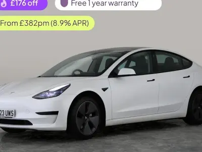 Used Tesla Model 3 Standard Range 180 kW (245 HP) 2023 White Sedan