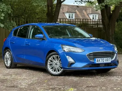 Used Ford Focus Titanium X 2020 Blue Hatchback