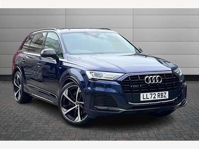 Used Audi Q7 Black Edition 340 HP (250 kW) 2022 Blue SUV