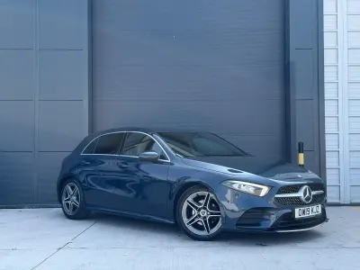 Used Mercedes A180 Executive 116 HP (85 kW) 2019 Blue Hatchback
