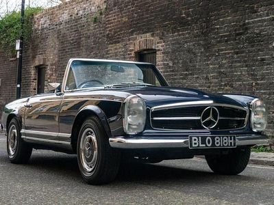 Used Mercedes SL280 1970 Blue Cabriolet