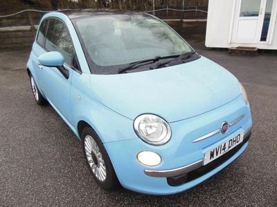Used Fiat 500 Lounge 2014 Blue Hatchback