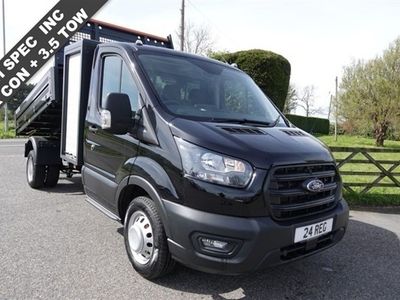used Ford Transit 350 LEADER L3 SINGLE CAB TOOL POD TIPPER 2.0 ECO BLUE 170PS *A/C + TOUCHSCREEN 3.5 TON TOWING*