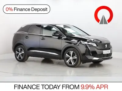 Used Peugeot 3008 GT-line 130 HP (95 kW) 2022 Black SUV