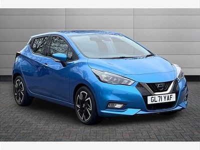 Used Nissan Micra Acenta 92 HP (67 kW) 2022 Blue Hatchback