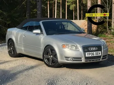 Used Audi A4 Cabriolet S-Line 163 HP (119 kW) 2006 Silver Cabriolet