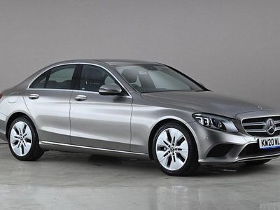 Używany Mercedes C220 194 KM (142 kW) 2019 Srebrny Sedan/Limuzyna