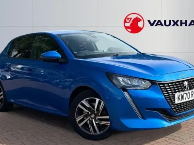 Used Peugeot 208 Allure 102 HP (75 kW) 2021 Blue Hatchback