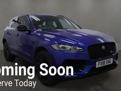 Used Jaguar F-Pace S 300 HP (220 kW) 2018 Blue SUV